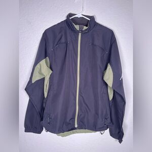 Brooks Men's Charcoal and Olive Windbreaker